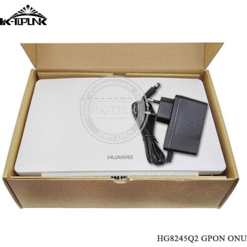 Free Shipping 10pcs Hua Wei HG8245Q2 Dual Brand Router Gpon Onu ONT 4GE+1TEL+2USB+2.4G/5G Wifi Same Function As HS8546V HS8546V2