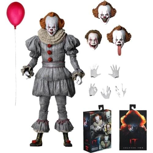 NECA Stephen Kings The Movie Chapter Two Ultimate Pennywise PVC Action Figure Collectible Model Toy 7