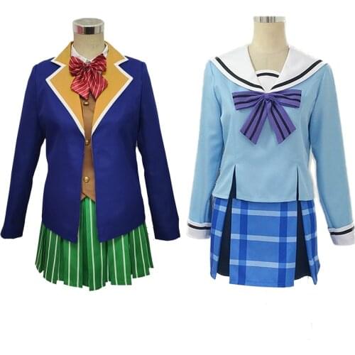 Happy Sugar Life Cosplay Costume Matsuzaka Satou Cosplay Koube Shio Cos Women Costume Girls School Uniforms Sailor Suits