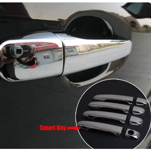 LFChrome Door Handle Cover Trim Fit For 13- SUBARU FORESTER IMPREZA XV Catch Trim LF1