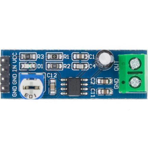 LM386 audio power amplifier module 200 times gain amplifier board mono power amplifier 5V-12V Input