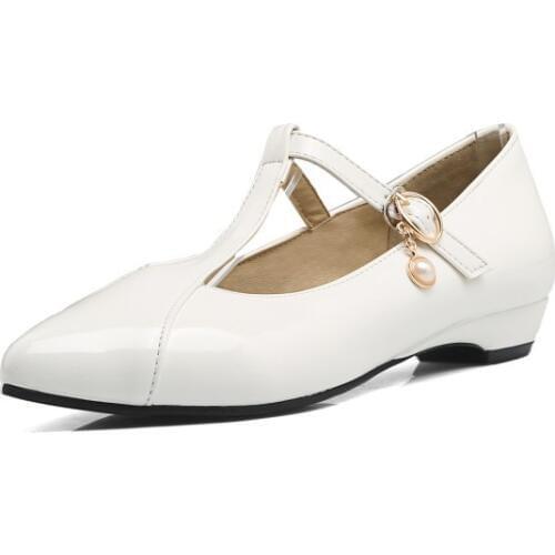 18 years early spring new low point with the size of code 31-43 shallow mouth strap shoes 18116 students