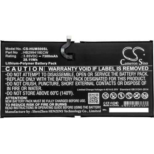 Brand new HB299418ECW replacement battery for Huawei MediaPad M5 MediaPad M5 10.8 CMR-AL09 CMR-AL19 CMR-W19 CMR-W109