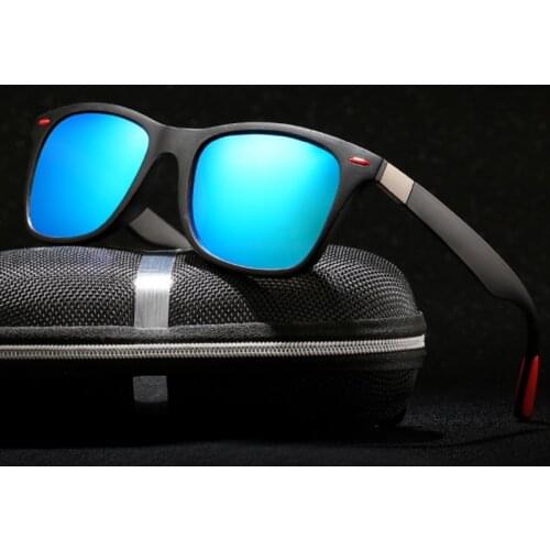 New Design Polarized Sunglasses Men Women Driver Shades Male Vintage Sun Glasses Men Spuare Mirror Summer UV 400