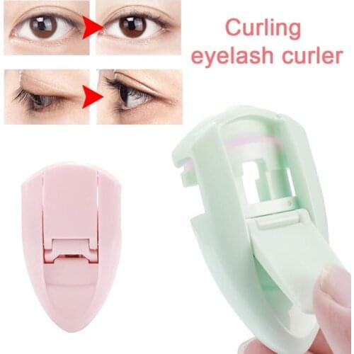 Portable Mini Curl Long Lasting Eyelash Curler Make Up Tools Eyelash Curler Natural Curly Cosmetic Clip Wholesale