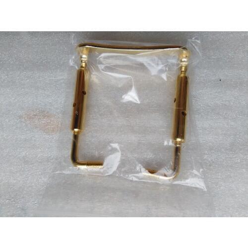 8 PCs Quality Brand New Gold Color Violin Chin rest Clamp Violin parts for 3/4 to 4/4
