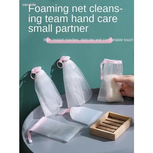 VANZLIFE Wash a face cleanser foam net Bathroom bath cleansing soap handmade soap soap bag net hair bubble foam net on the net