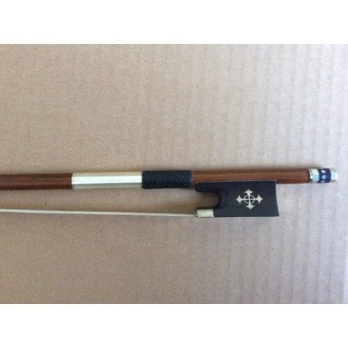 Top grade 4/4 size pernambuco violin bow , silver mounted