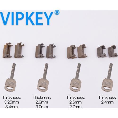 4 pairs full set House Empty Padlock blank Keys Fixture Key Cutting Machine Clamp Chucking accessories locksmiths Tool 8pcs/lot