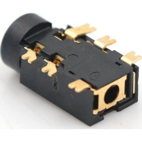 10 Pcs Per Lot 2.5mm Female Audio Connector 6 Pin SMT Stereo Phone Jack PCB PJ242