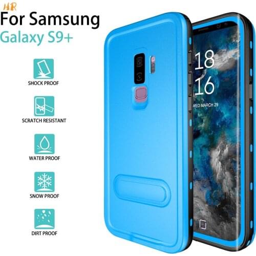 100pcs Case For Samsung Galaxy S9 S9 Plus Diving Underwater Original RedPepper Dot Series IP68 Waterproof Case PC + TPU Armor