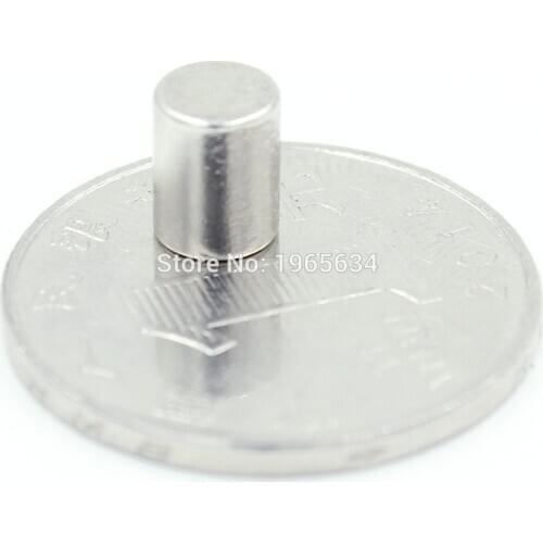 1000pcs Neodymium N35 Dia 6mm X 8mm Strong Magnets Tiny Disc NdFeB Rare Earth For Crafts Models Fridge Sticking magnet 6x8mm