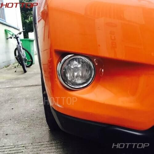 2PCS FOR SUBARU XV Front Foaliaht Cover TRIM BEZEL GARNISH LAMP FOGLIGHT BUMPER INSERT RING MOIDING 2011 2012 2013 2014 2015