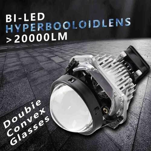 3 Inch Bi LED lens Projector Lights LED Car Lamps 90W 30000LM For Car Lenses In Headlight Bulb With Hella 3R G5 Bracket Car DIY