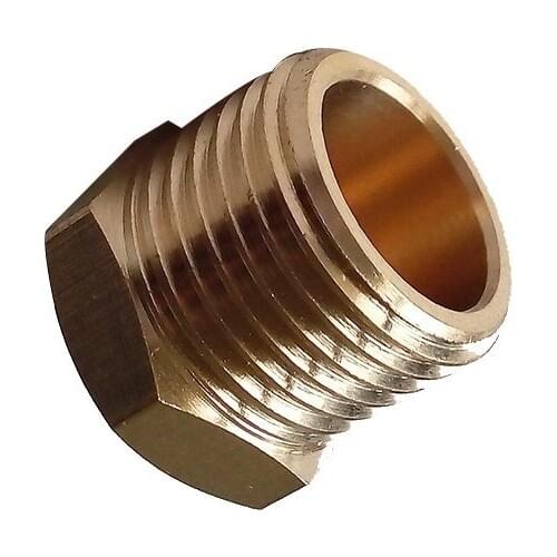 3pcs Brass Pipe Fitting Hex Head Plug Connector 3/4" Male BSP