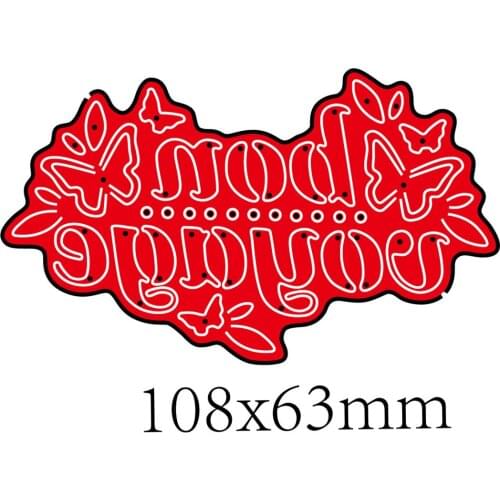 DABOXIBO Greetings Cutting Dies Mold For DIY Scrapbooking Cards Making Decorate Crafts 2020 NEW Arrival