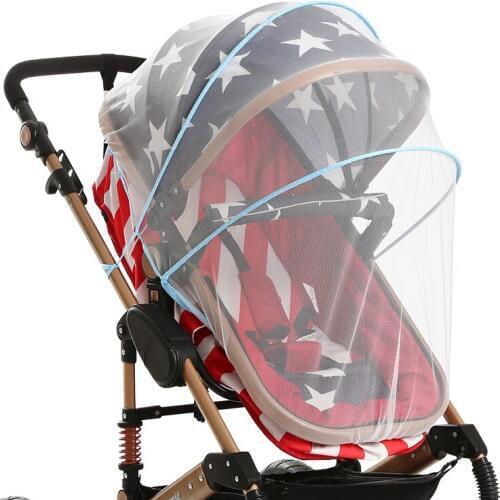 Baby stroller mosquito net Infant pushchair Insect Net safe mesh Buggy Universal stroller accoessories Wonderkids