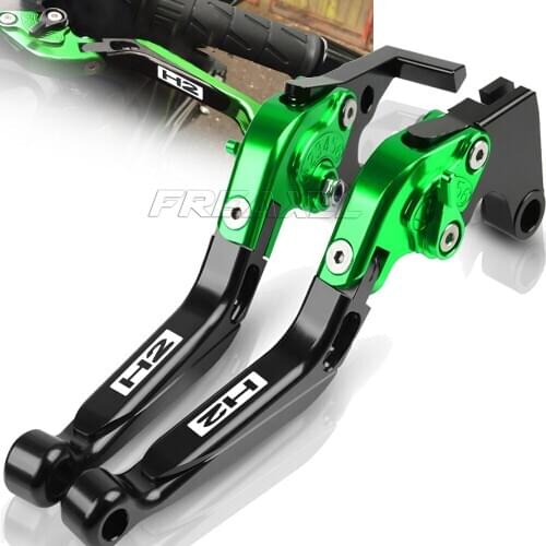 For Aluminum Motorcycle Ninja H2R/H2 Motor Accessories Extendable Adjustable Foldable Handle Levers Brake Clutch 2015 2016 H2