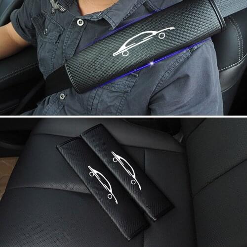 For Citroen C3-XR C5 C4L C6 C4 Sega Seatbelt Shoulder Cushion Removable and Washable Car Seat belt Comfort Pads Strap Covers