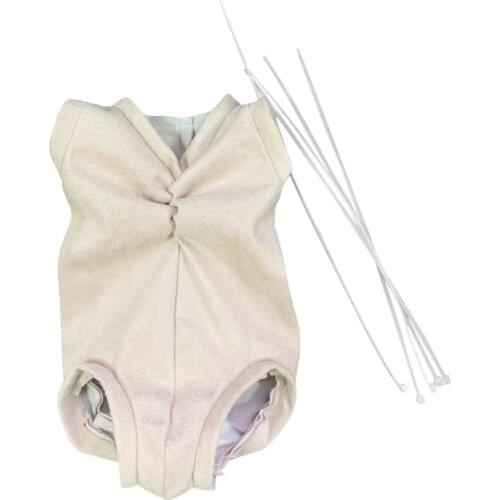 DIY Reborn Doll Supply Kit DIY Simulation Baby Cloth Body Soft Making Supplies Gift Cloth With 5 Straps Baby Body Supplies