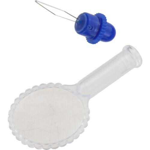 1PCS Transparent Plastic Magnifier Sewing Needle Threader old Man Needle Threader DIY Handmade Accessories Sewing Tools