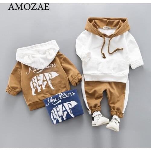 Clothes For Newborn Baby Boys Clothes Infant Clothing 2021 Spring Baby Girls Sets Baby Suit Hoodie+Pant 2pcs Outfit Kids Costume