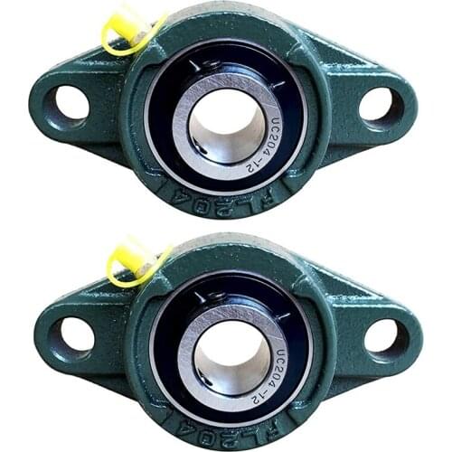 Pillow Block Bearing, Bearing Steel Hickened Mounted Self Aligning Rhombic Bearing3/4 Inch 2 Bolt Pillow Block