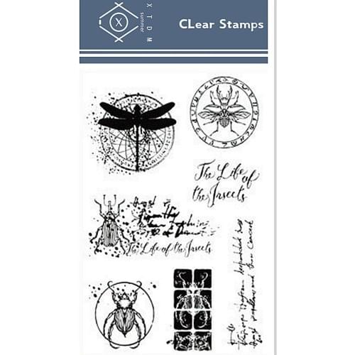 11*16cm Insects map Transparent Clear Stamps / Silicone Seals Roller Stamp for DIY scrapbooking photo album/Card Making