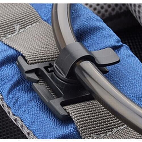 Water Pipe Hose Bladder Clip Bag molle camp hike Hydration webbing buckle outdoor Clamp Backpack Drink Tube tactical Hydrolink