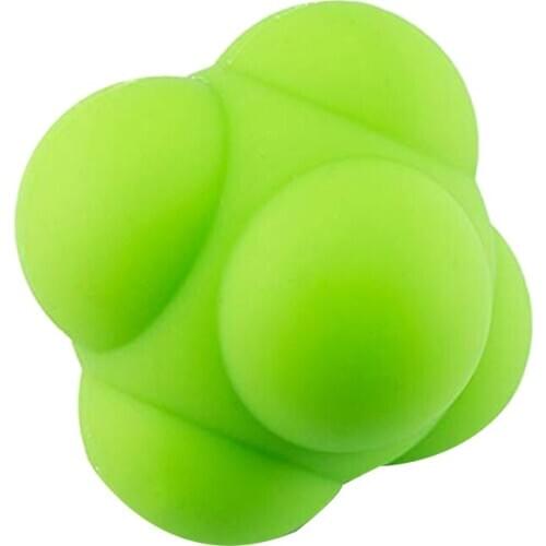 Silicone Hexagonal Reaction Ball Trigger Point Therapy Massage Reaction Ball Speed Agility Training Palm Massage Ball Change Bal