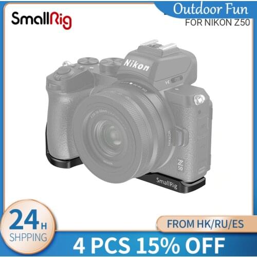 SmallRig Z50 Vlogging Mounting Plate for Nikon Z50 Camera Plate With Integrated Cold Shoe Mount Camera Quick Release Plate-2667