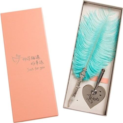 Vintage 0.5mm Quill Dip Feather Pen Signature Ballpoint Pens Calligraphy Supply