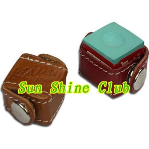 Xmlivet 5pcs/lot genuine leather Kamui chalk holders/billiards snooker chalk holder /cage hotsales high quality