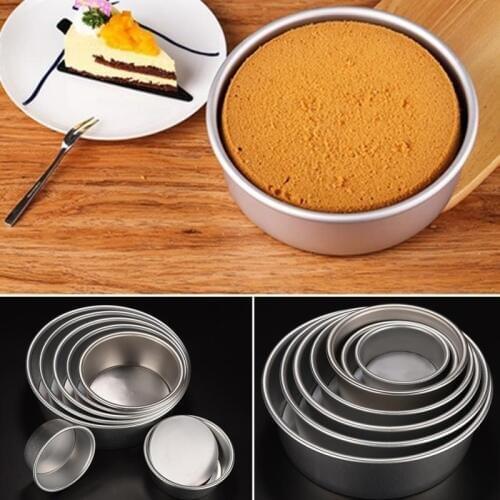 2"/4" Aluminum Alloy Round dessert Cake Baking Tin Pan Mold Mould Kitchen Bakeware DIY Tool kitchen accessories accesor