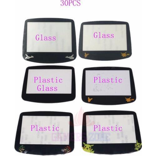 30PCS Plastic Glass For GameBoy Advance GBA Screen Protector Lens
