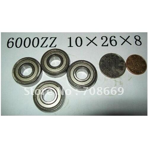 5pcs 6000ZZ 2Z Deep Groove Ball Bearing 10 x 26 x 8mm 10*26*8