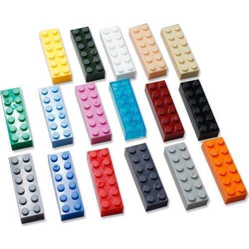 2x6 High Bricks Block Toys For City Educational Castle MOC Building Block Bricks Legoedly Assembles Particles For Kid Gift 50pcs