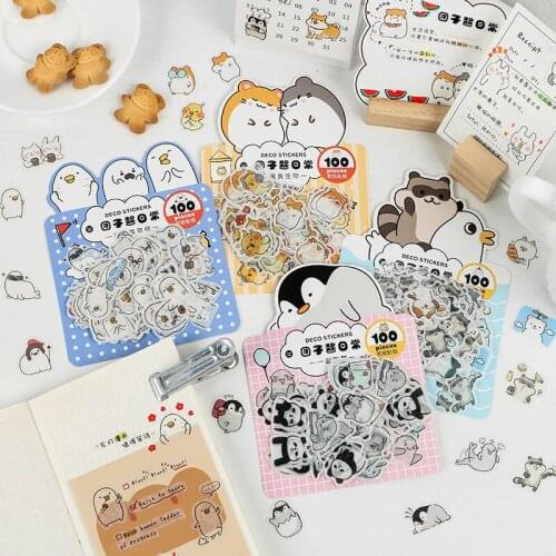 8pcs/LOT dumpling sauce daily series stationery sticker Creative decoration DIY adhesive paper masking washi sticker