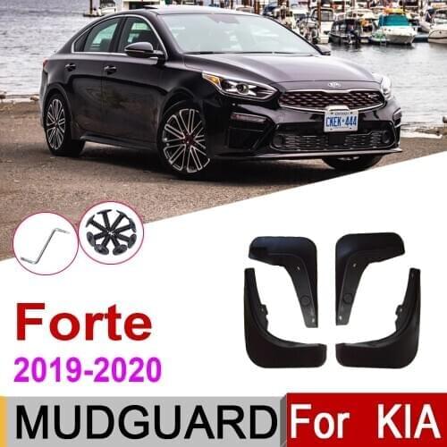 Car Mudflap For Kia Forte K3 BD 2020 2019 Cerato Vivaro Front Rear Fender Mud Guard Flap Splash Flaps Mudguards Accessories