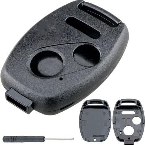 2+1 Button Remote Car Key Shell Case Shell Keyless Entry Transmitter Key Case for Honda Accord Crosstour Civic Odyssey CR-V CR-Z