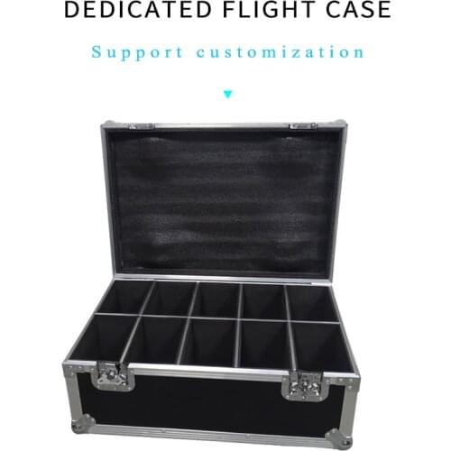 Flight case for 10pcs LED Par Light 7X9W 7x10w 12x12w 18X3W 36X3W 7X12W flat par only empty case