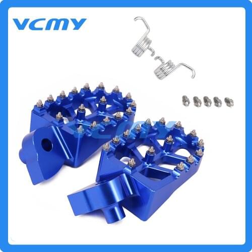 For Yamaha YZ WR125 250 250F 426F 450F 125X 250X 400F 450F 2000 2001 Motorcycle Billet Foot Pegs Pedals Rest Footpegs
