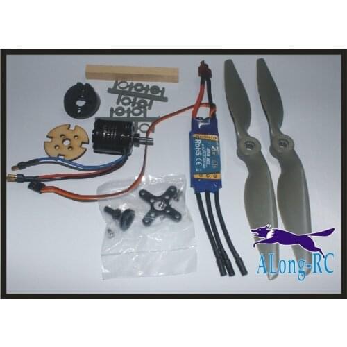 Free shipping sunnysky x2216KV and AL 40A power SET for airplane rc model warii plane good power (ABOUT 1.2KG PULL/push)