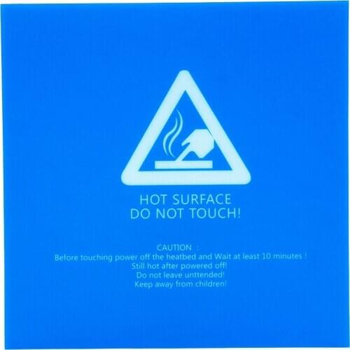 Frosted 3D Printer Build Surface with 3 M Sticker 3D Printer heated Sheet Sticker