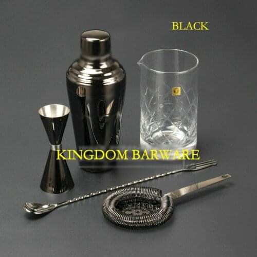 Newest Style 5Pcs Cocktail Shaker Mixer Drink Bartender browserKit Bars Set Tools