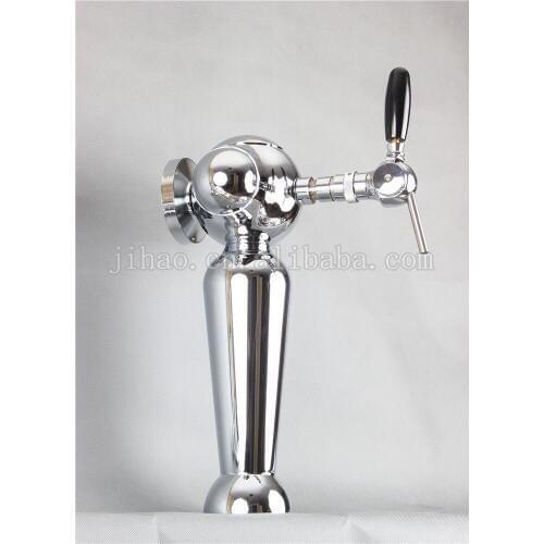 Vase shape beer selling tower units with beer drip tray