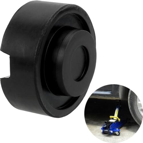 Car Jack Support Block Rubber Black Slotted Floor Jack Pad Car Removal Tool For Pinch Weld Side Pad