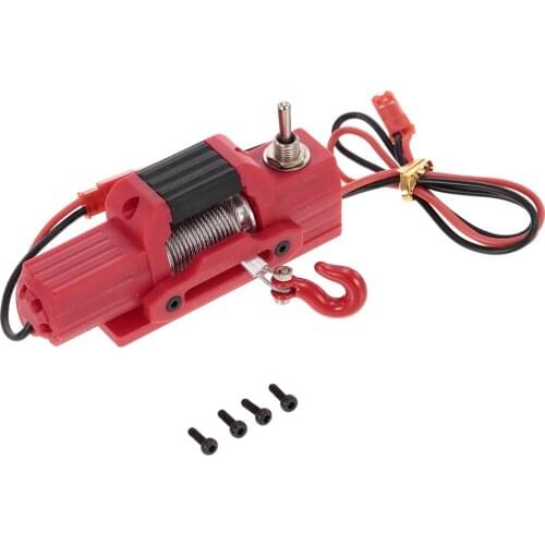 Remote Control Cars Simulation Electric Winch for TRAXXA RC Car Off-road Rocks Crawler Parts