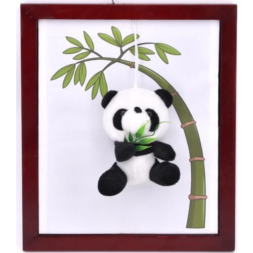 Panda Frame Magic Tricks Plush Panda Toy Appearing From Board Magia Magician Stage Party Gimmick Props Illusion Mentalism Funny