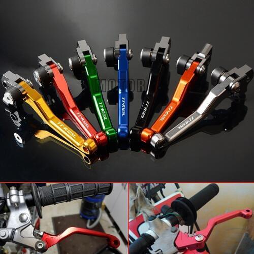 Pit Pivot Dirt Bike Motorcycles Brake Clutch Levers Handle Motocross Accessories Aluminum For YAMAHA TTR125L TTR 125 L 2000-2017